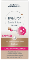 HYALURON SANFTE Bräune Express Gesicht Creme